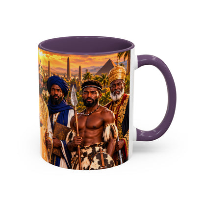 The Warrior Kings Coffee Mug | Seven Kings. One Legacy. | African History Gift