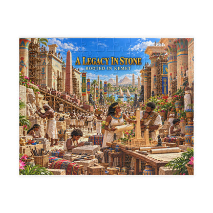 A Legacy in Stone – Rooted in Kemet | African Heritage Jigsaw Puzzle