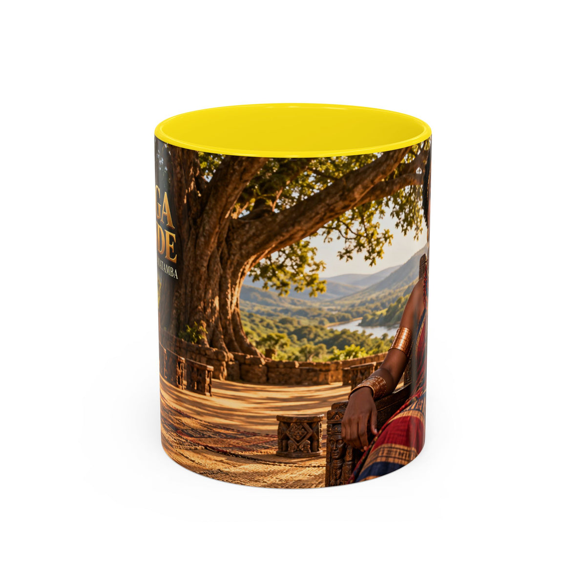 Queen Nzinga Coffee Mug | African Queen Art | Warrior Queens Collection