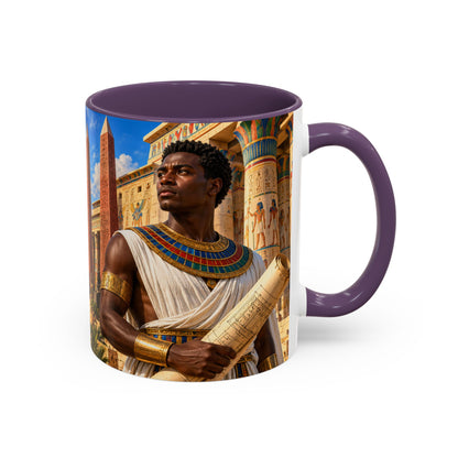 Rooted in Kemet Coffee Mug | A Legacy in Stone | Dollar Bill Symbolism