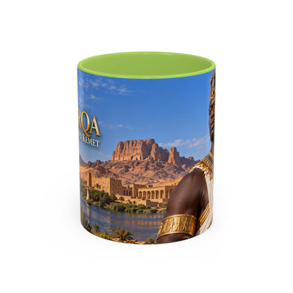 Taharqa Coffee Mug | King of Kush and Kemet | African History Mug