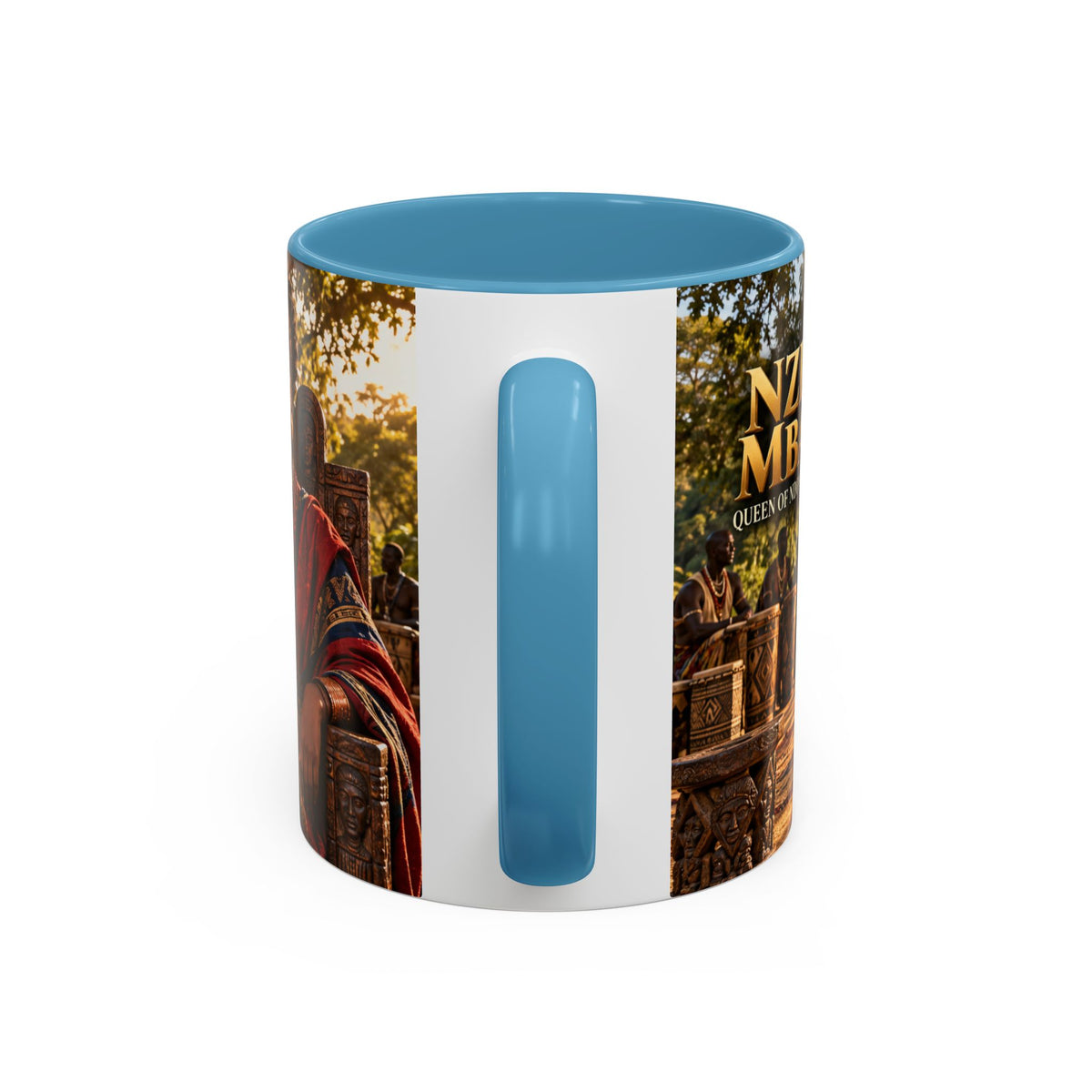 Queen Nzinga Coffee Mug | African Queen Art | Warrior Queens Collection