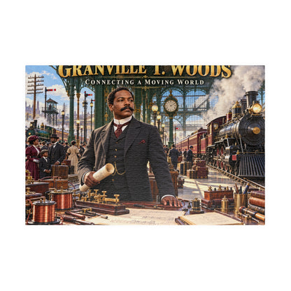 Granville T. Woods Jigsaw Puzzle — Connecting a Moving World