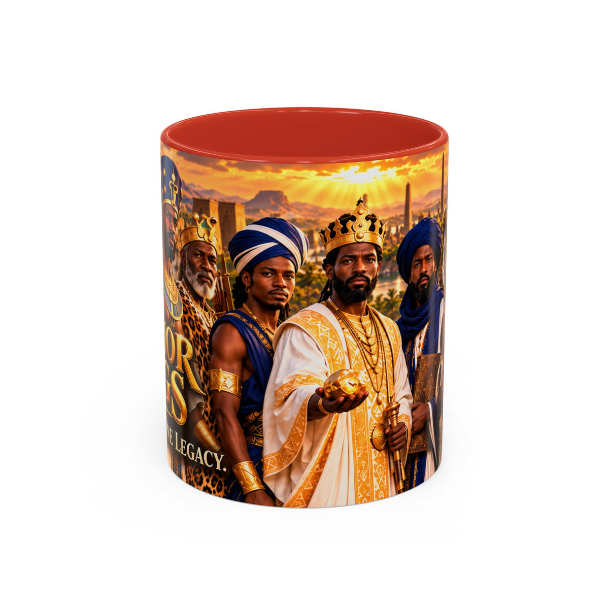 The Warrior Kings Coffee Mug | Seven Kings. One Legacy. | African History Gift