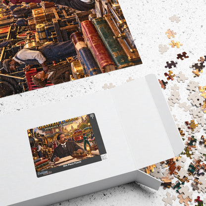 Granville T. Woods Jigsaw Puzzle | Ingenuity in Motion | Black Inventor Gift