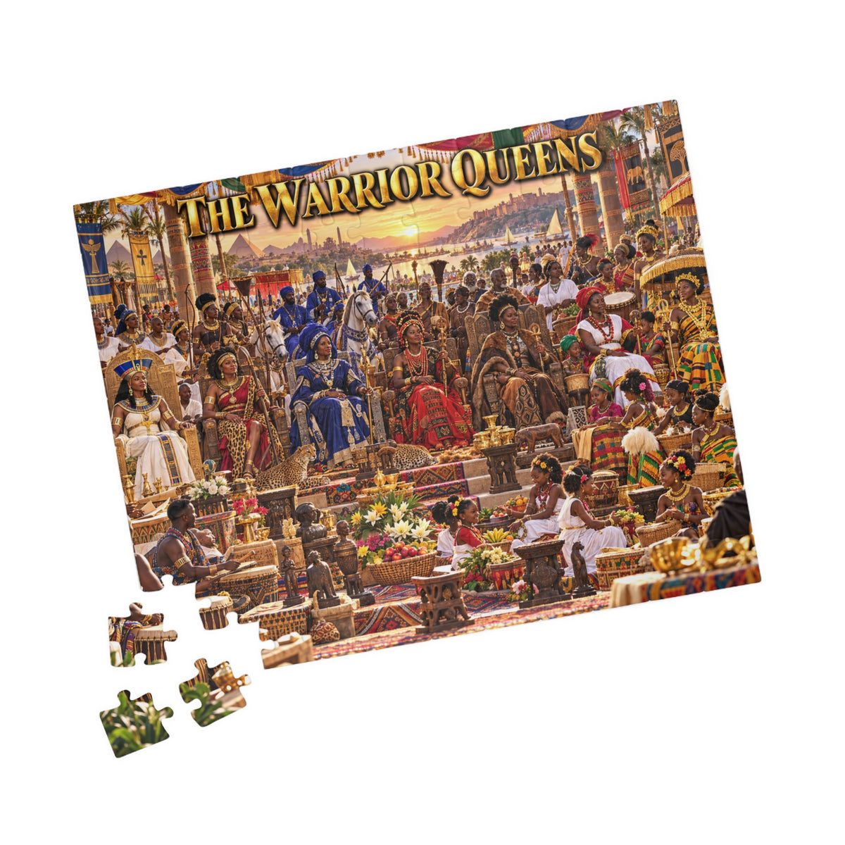 The Warrior Queens — Assembly of Queens Jigsaw Puzzle