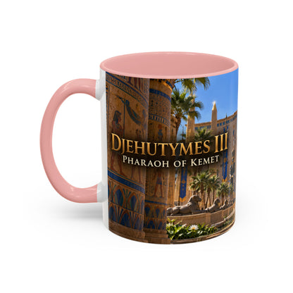 Djehutymes III Coffee Mug | Pharaoh of Kemet | African History Mug