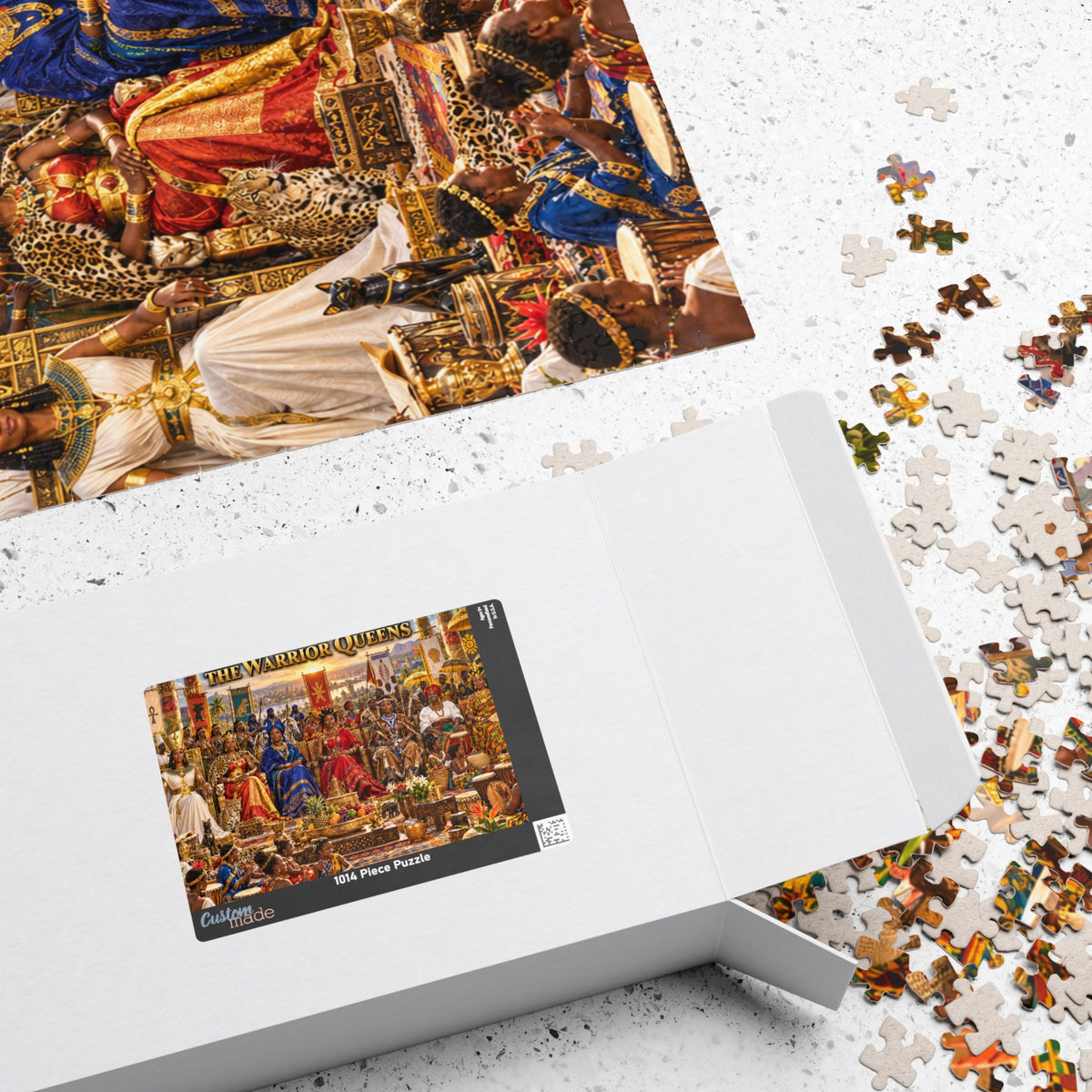 The Warrior Queens 500-Piece Jigsaw Puzzle | Seven Queens | Black History Gift