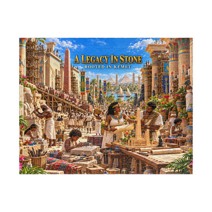A Legacy in Stone – Rooted in Kemet | African Heritage Jigsaw Puzzle