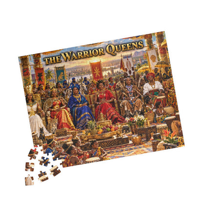 The Warrior Queens 500-Piece Jigsaw Puzzle | Seven Queens | Black History Gift
