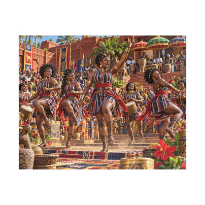 Agojie Celebration Jigsaw Puzzle | African Warrior Women | Hotep Creations