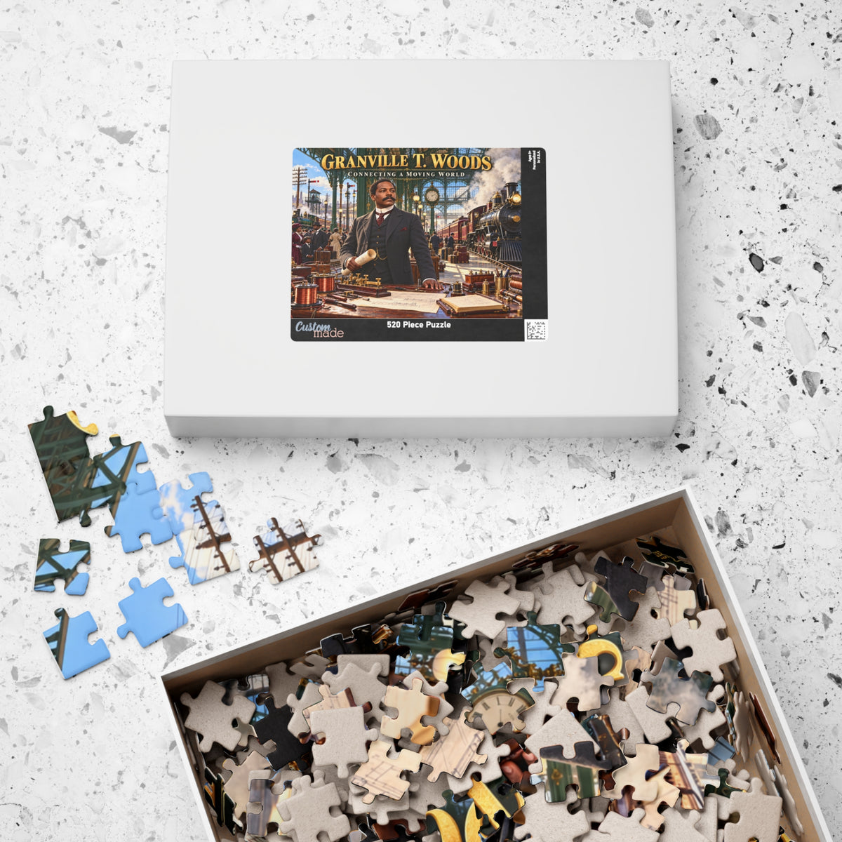 Granville T. Woods Jigsaw Puzzle — Connecting a Moving World