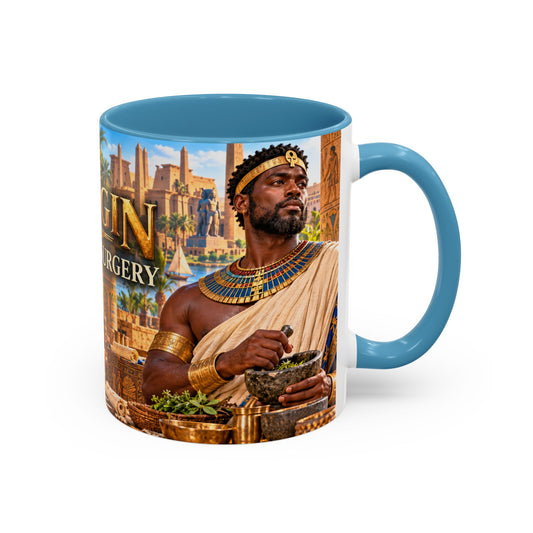 The Origins of Surgery Coffee Mug | African Healing Heritage