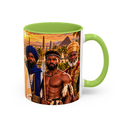 The Warrior Kings Coffee Mug | Wealth. Wisdom. Power. | African History Gift