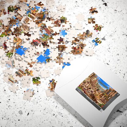 A Legacy in Stone — Rooted in Kemet Jigsaw Puzzle | The Dollar Bill Symbolism Collection | Hotep Creations