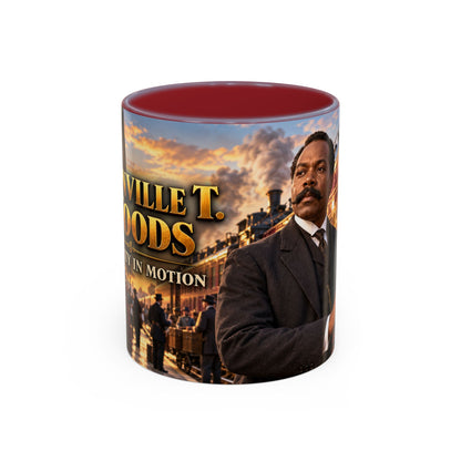 Granville T. Woods Coffee Mug | Ingenuity in Motion | Black Inventor Gift