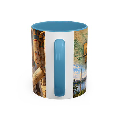 Rooted in Kemet Coffee Mug | A Legacy in Stone | Dollar Bill Symbolism