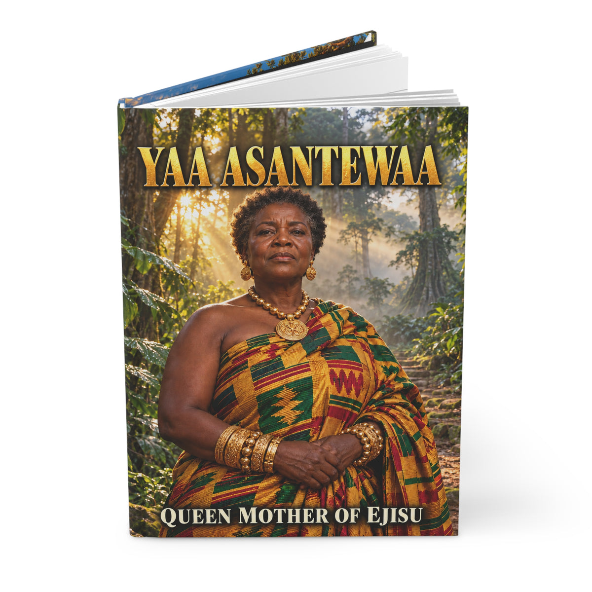 Yaa Asantewaa Hardcover Journal | Asante Queen Mother | 150 Lined Pages