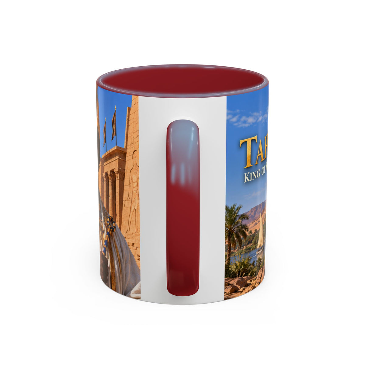 Taharqa Coffee Mug | King of Kush and Kemet | African History Mug