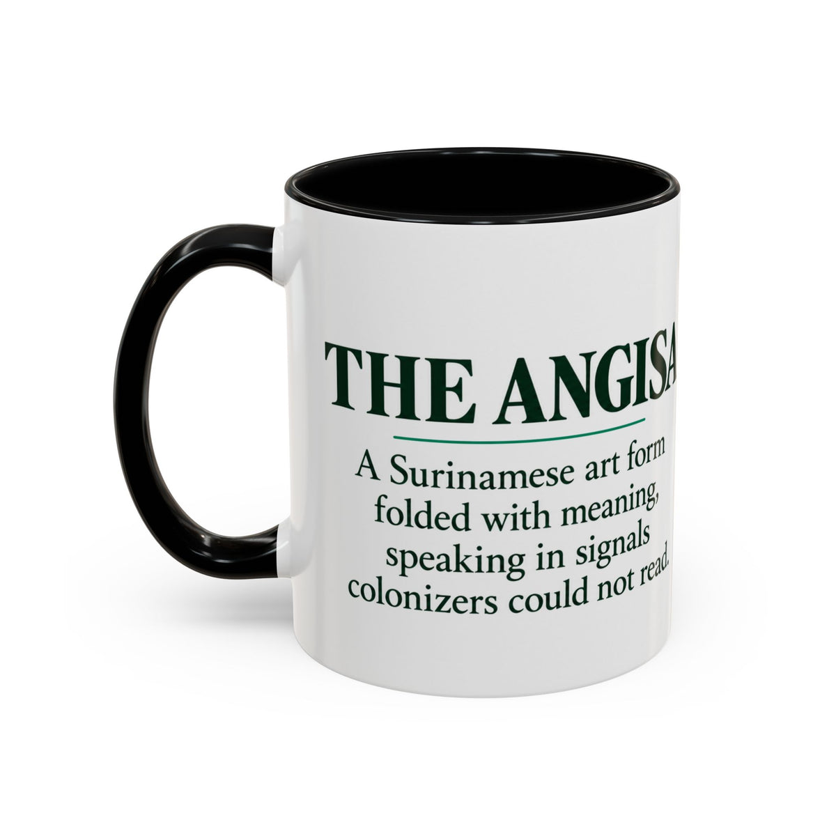 The Angisa Coffee Mug | Folded with Meaning | Tignon Law Collectio
