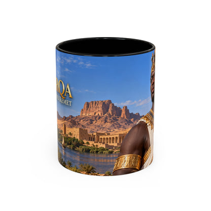 Taharqa Coffee Mug | King of Kush and Kemet | African History Mug