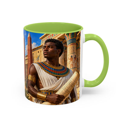 Rooted in Kemet Coffee Mug | A Legacy in Stone | Dollar Bill Symbolism
