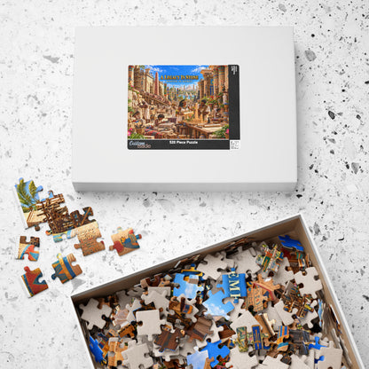 A Legacy in Stone – Rooted in Kemet | African Heritage Jigsaw Puzzle