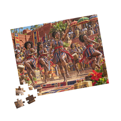 Agojie Celebration Jigsaw Puzzle | African Warrior Women | Hotep Creations