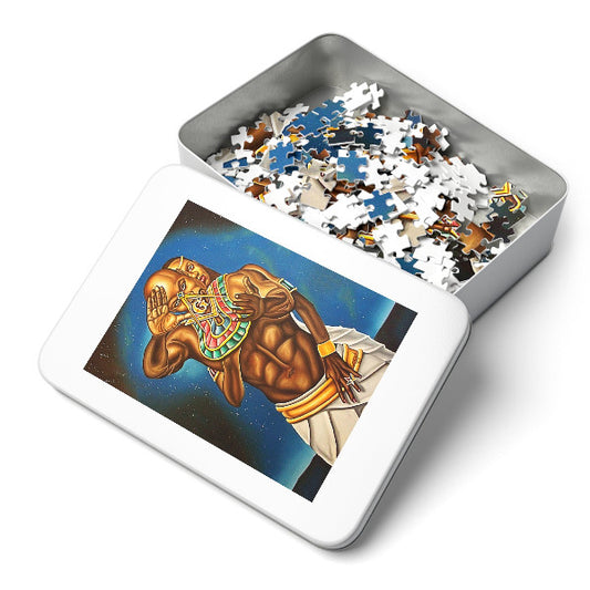 "Mason & Eastern Star Couple: Symbolic Unity Art Jigsaw