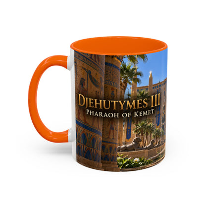 Djehutymes III Coffee Mug | Pharaoh of Kemet | African History Mug