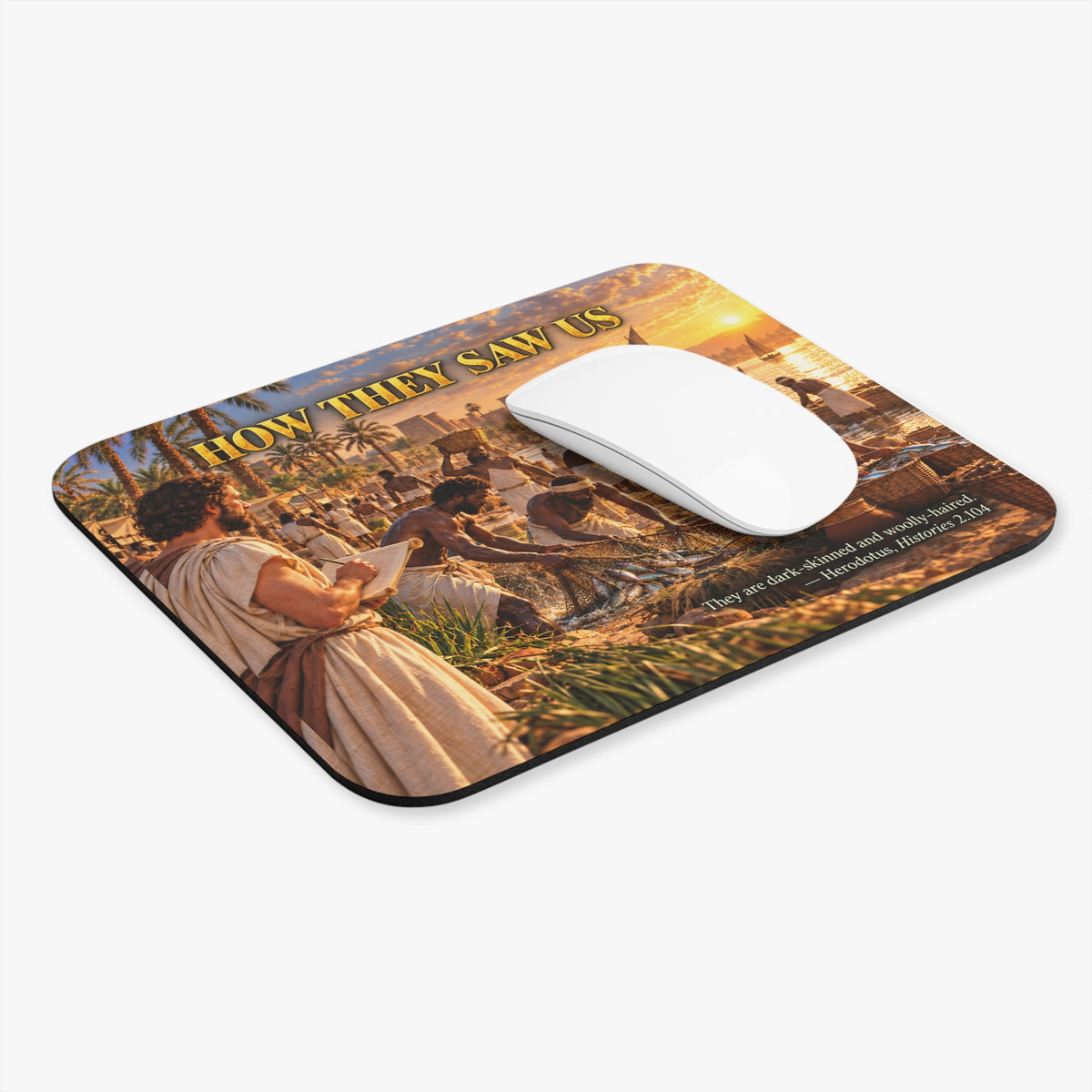 How They Saw Us Mouse Pad | Along the Nile | African Heritage