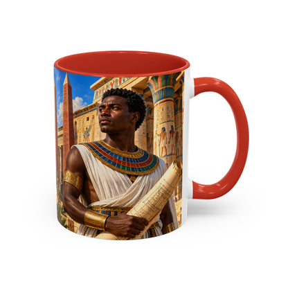 Rooted in Kemet Coffee Mug | A Legacy in Stone | Dollar Bill Symbolism