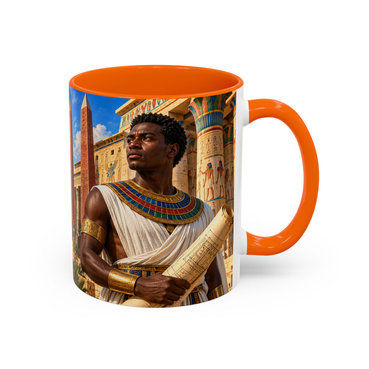 Rooted in Kemet Coffee Mug | A Legacy in Stone | Dollar Bill Symbolism