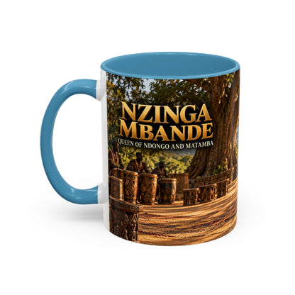 Queen Nzinga Coffee Mug | African Queen Art | Warrior Queens Collection