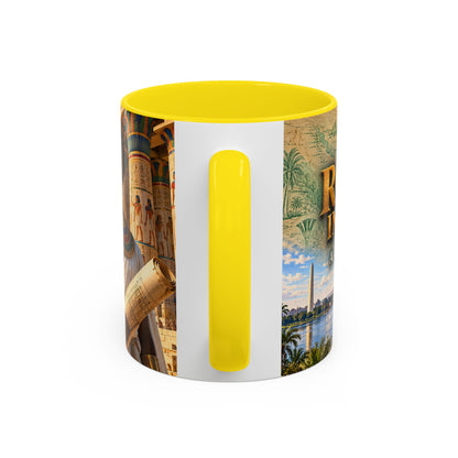 Rooted in Kemet Coffee Mug | A Legacy in Stone | Dollar Bill Symbolism