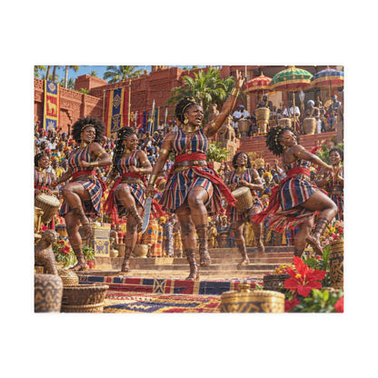 Agojie Celebration Jigsaw Puzzle | African Warrior Women | Hotep Creations