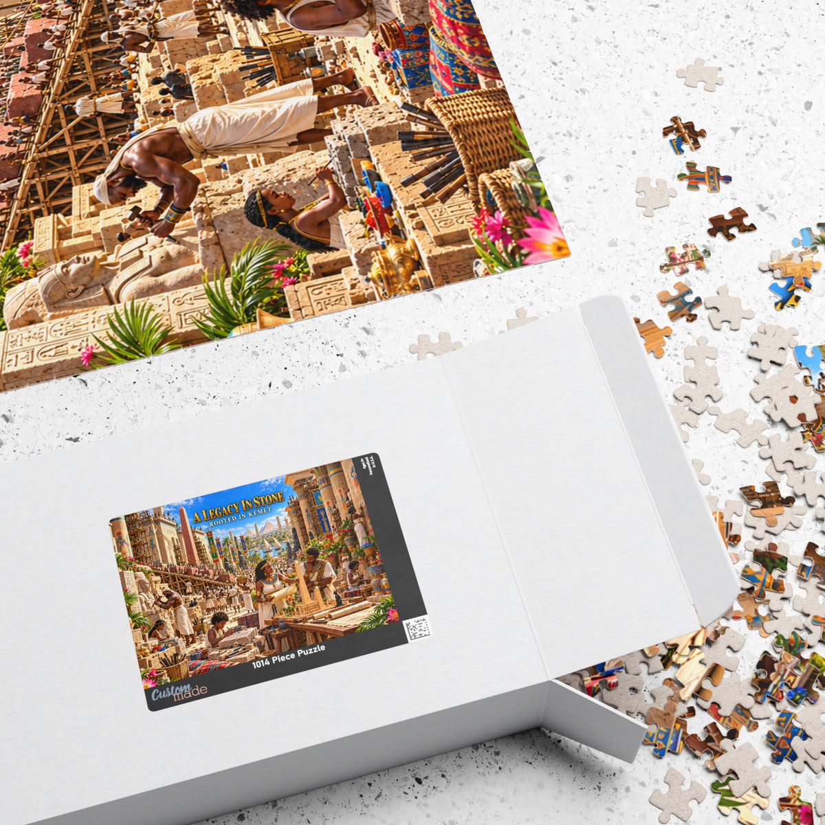 A Legacy in Stone – Rooted in Kemet | African Heritage Jigsaw Puzzle