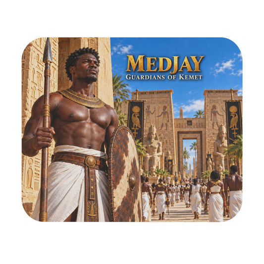 Medjay Mouse Pad | Guardians of Kemet | African Heritage Desk Decor
