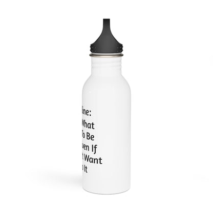 Discipline Water Bottle