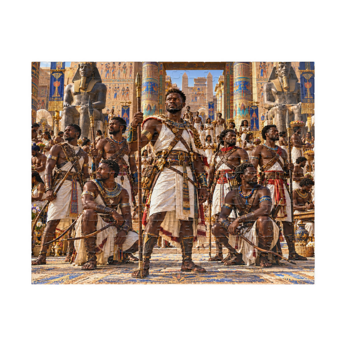 Medjay Guardians Jigsaw Puzzle | African Warrior Art | 110–1014 Pieces