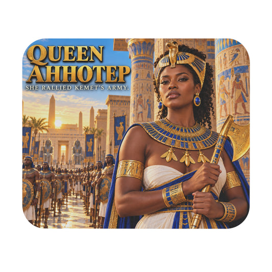 Queen Ahhotep Mouse Pad | She Rallied Kemet’s Army | Warrior Queens