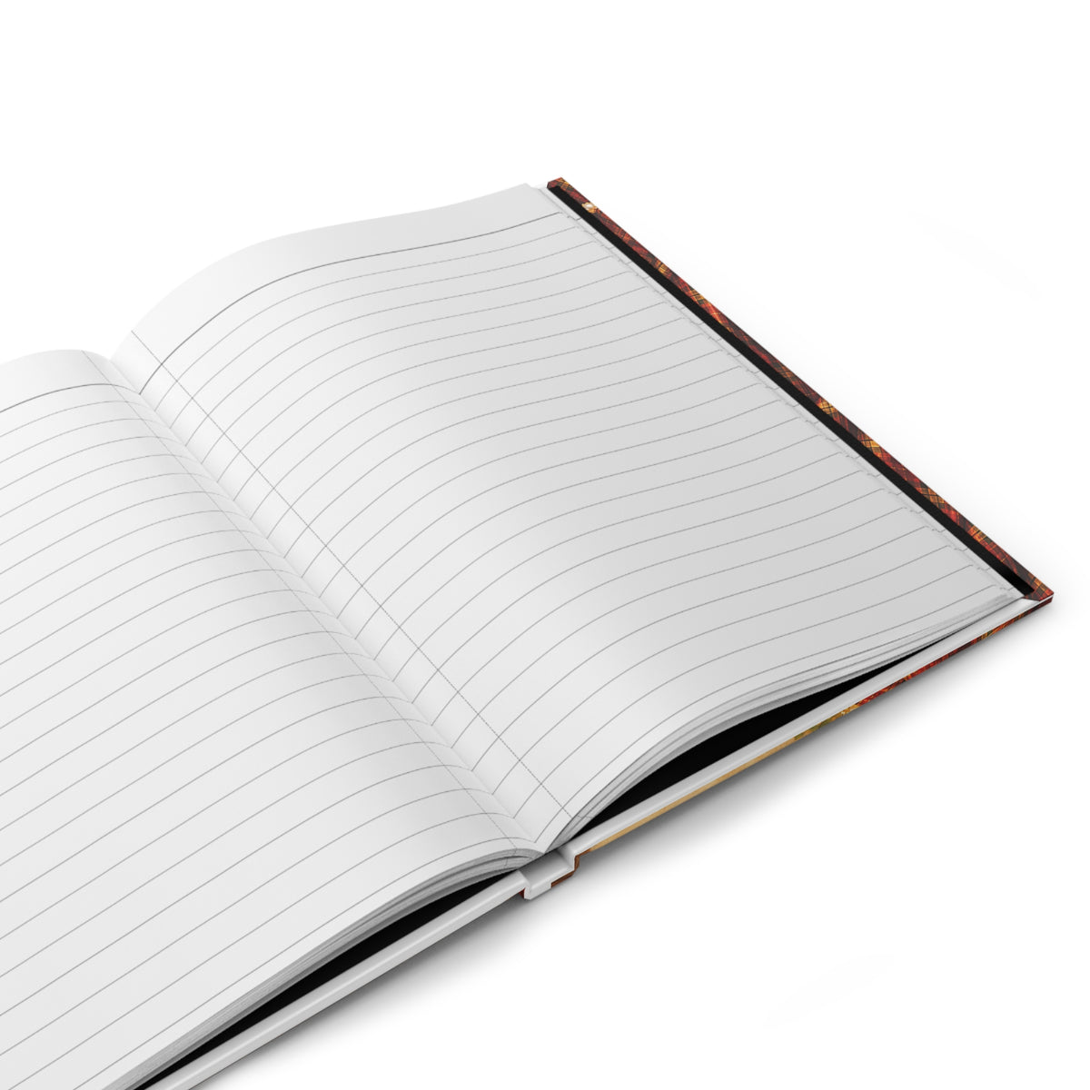 Hardcover Journal — Tête en l'Air Caribbean Headwrap Portrait Notebook