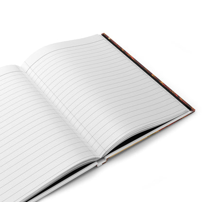 Hardcover Journal — Tête en l'Air Caribbean Headwrap Portrait Notebook