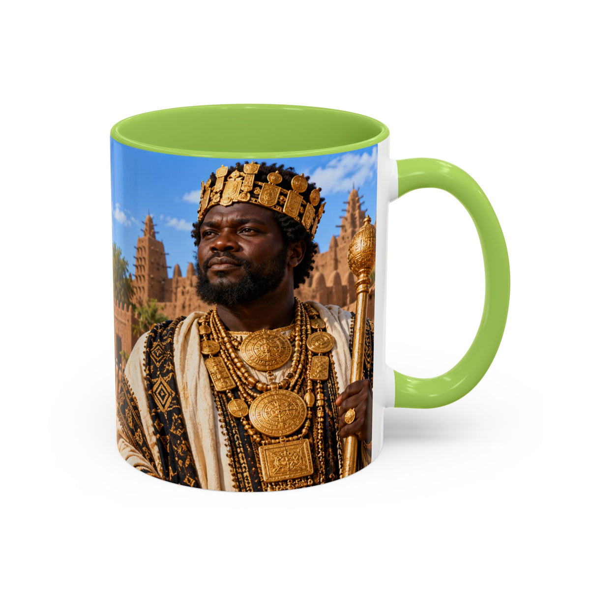 Mansa Musa Coffee Mug | Ruler of the Mali Empire | African History Mug