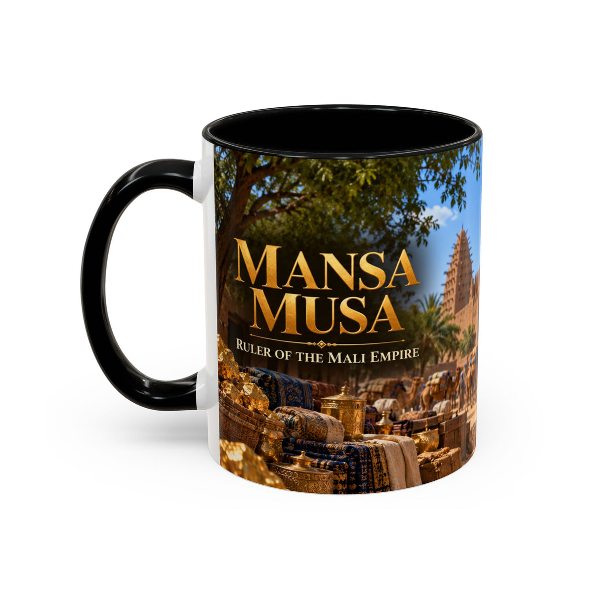 Mansa Musa Coffee Mug | Ruler of the Mali Empire | African History Mug