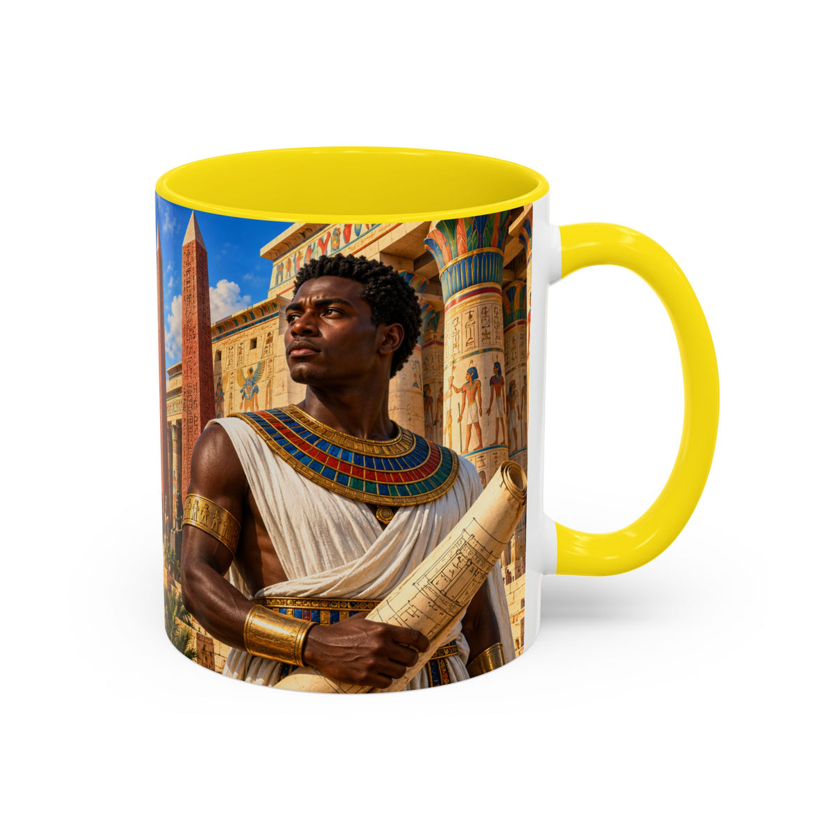 Rooted in Kemet Coffee Mug | A Legacy in Stone | Dollar Bill Symbolism