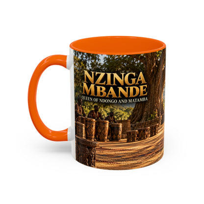 Queen Nzinga Coffee Mug | African Queen Art | Warrior Queens Collection