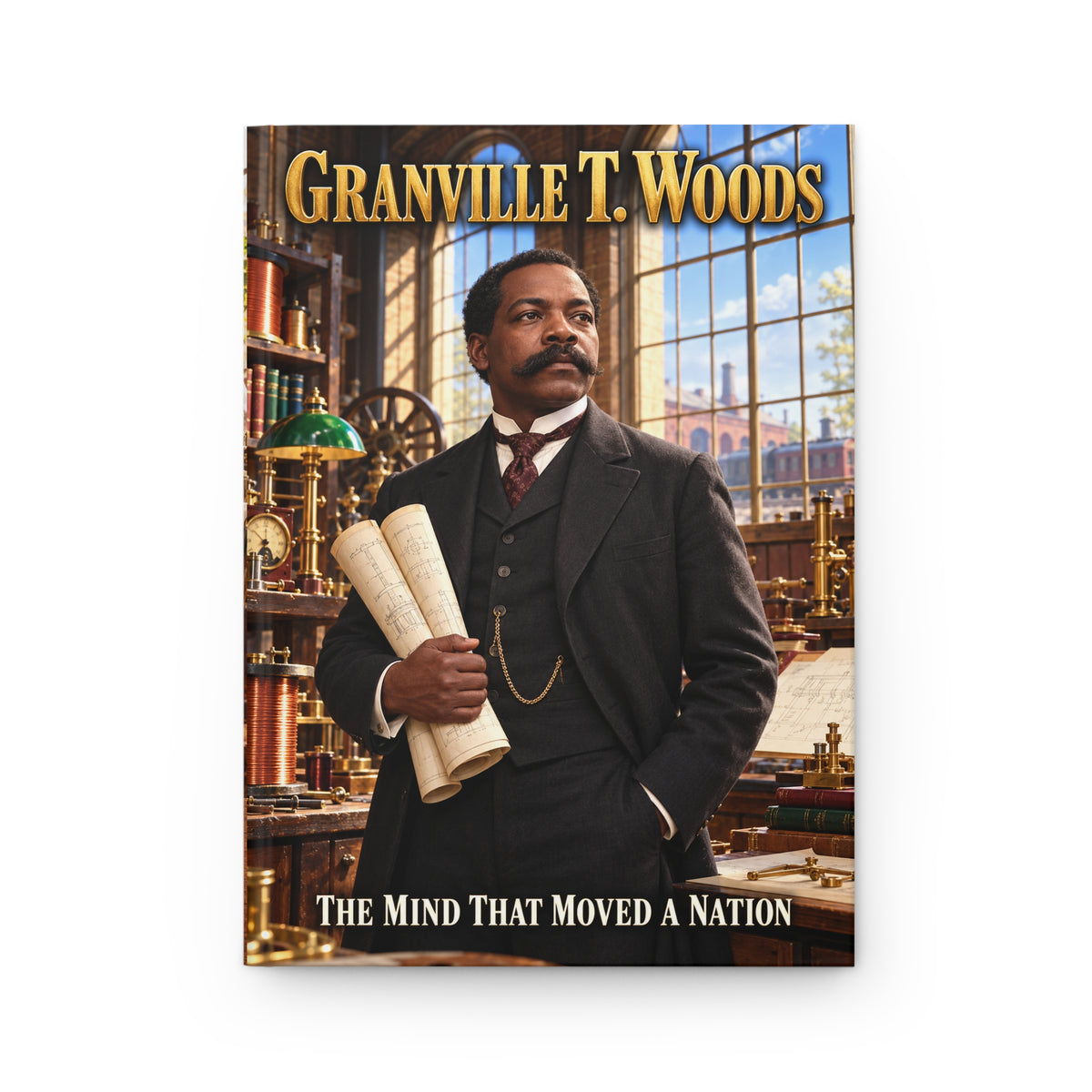 Granville T. Woods Hardcover Journal | The Mind That Moved a Nation | Black Inventor Gift