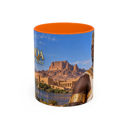 Taharqa Coffee Mug | King of Kush and Kemet | African History Mug