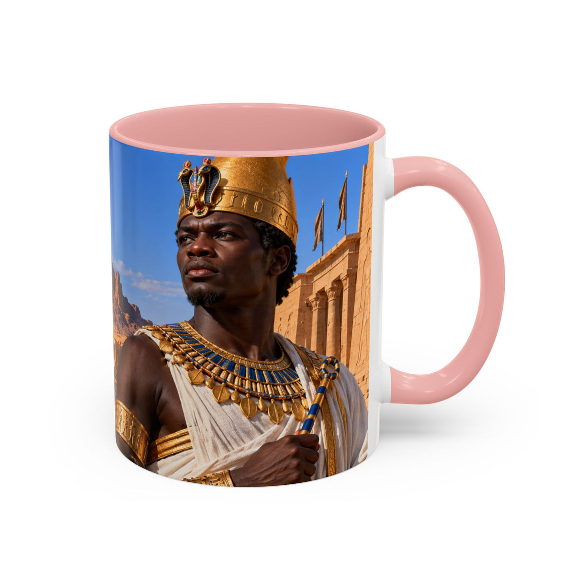 Taharqa Coffee Mug | King of Kush and Kemet | African History Mug